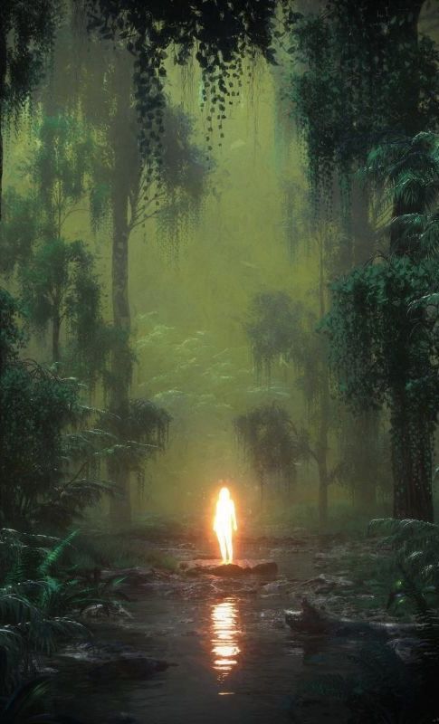 foret avec hetre lumineux